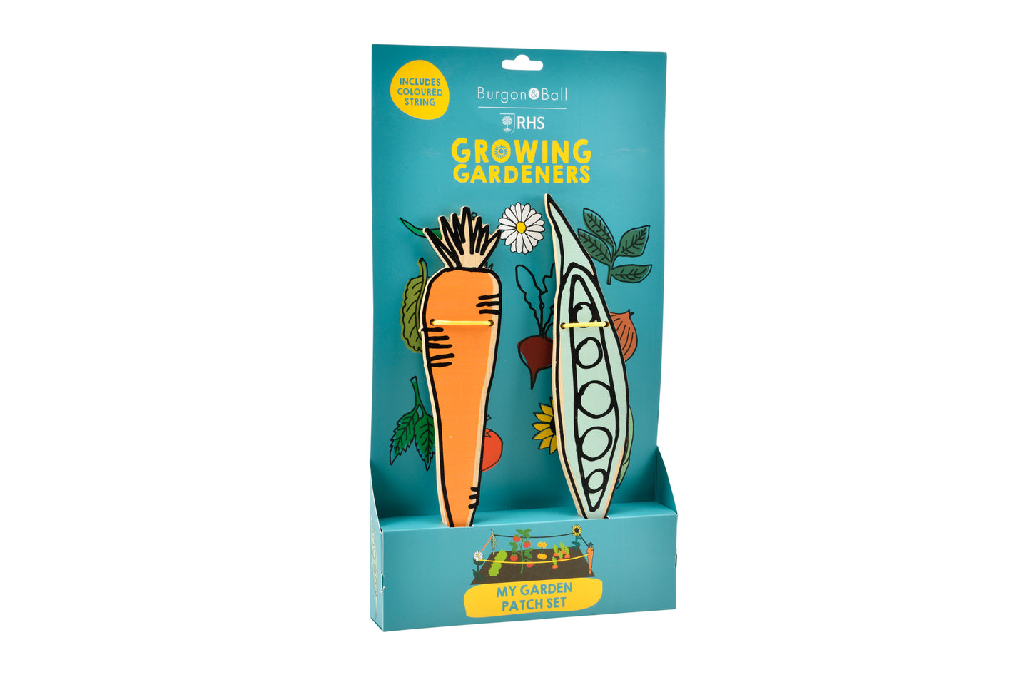 BBGG Merkepinner - blomster/grønnsaker (Children's Garden markers)
