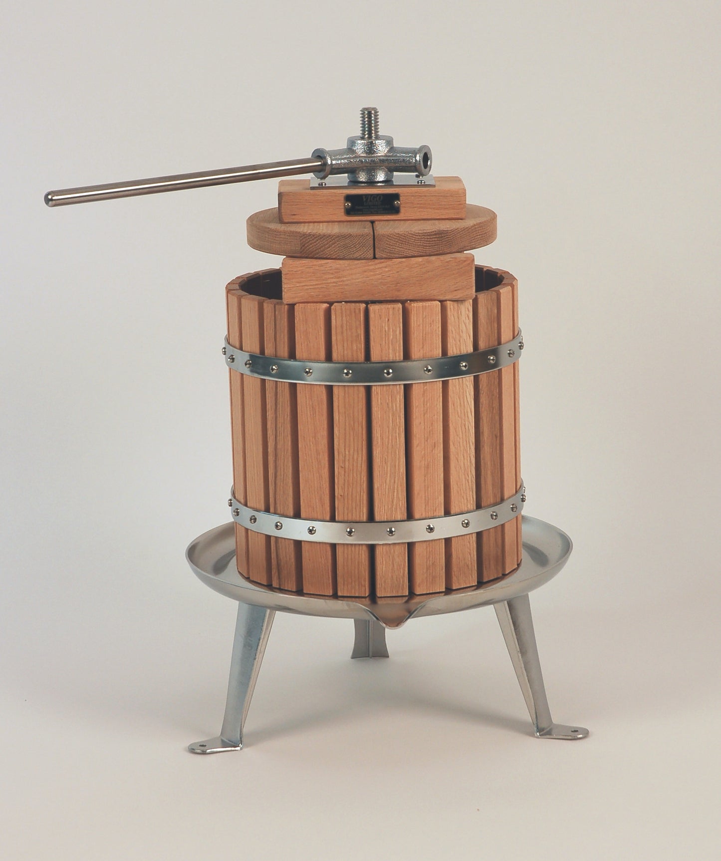 VP Eplepresse - 12 l. Stainless spindle press