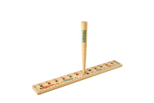 BBGG Såtommestokk (30cm) og prikkepinne (Children's Planting Ruler and Dibber)