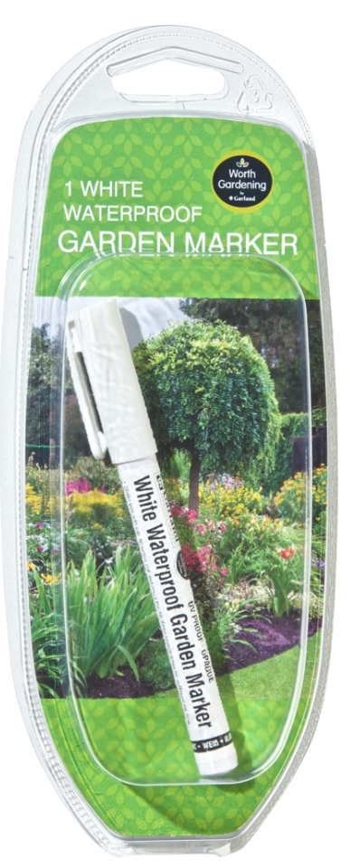 GP Hvit penn (White Waterproof Garden Marker)