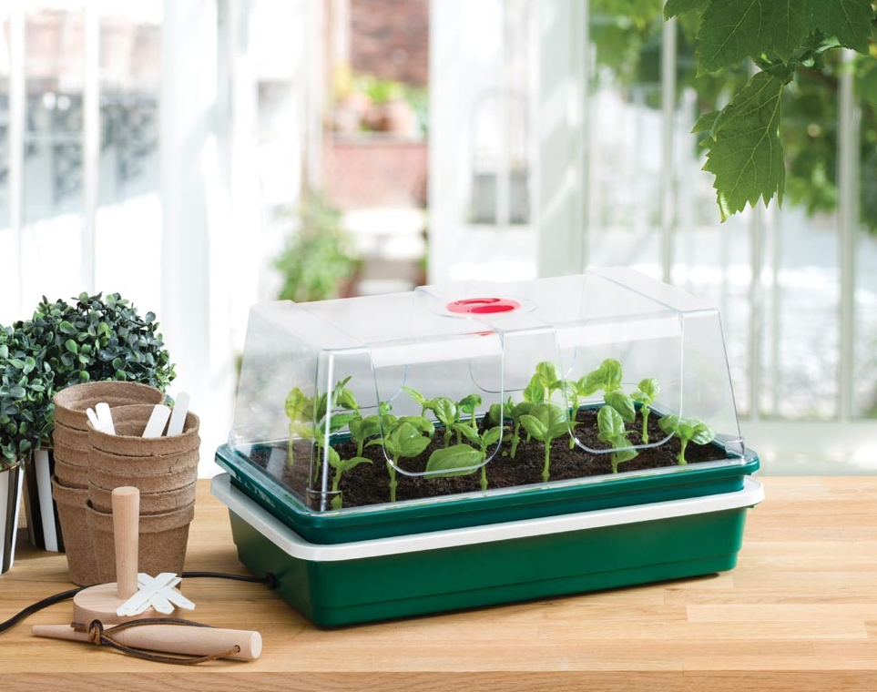 GP Minidrivhus med undervarme (One Top Electric windowsill propagator)