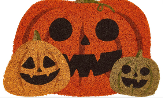 HR U Dørmatte i kokos - Halloween pumpkin
