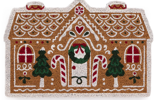 HR U Dørmatte i kokos - Gingerbread cottage