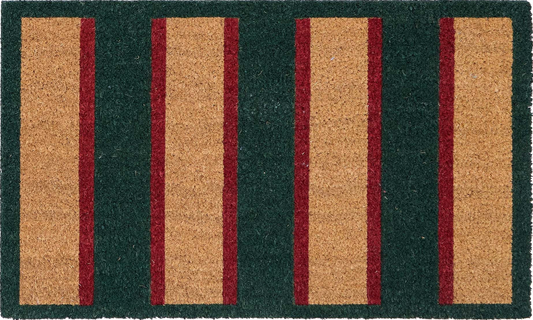 HR U Dørmatte i kokos - "Klassisk striper" (Heritage stripe) (Copy)