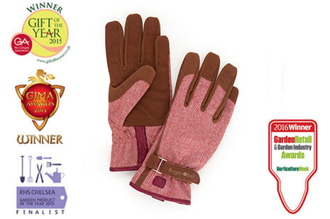 Hagehansker - Love-the-glove - Red tweed